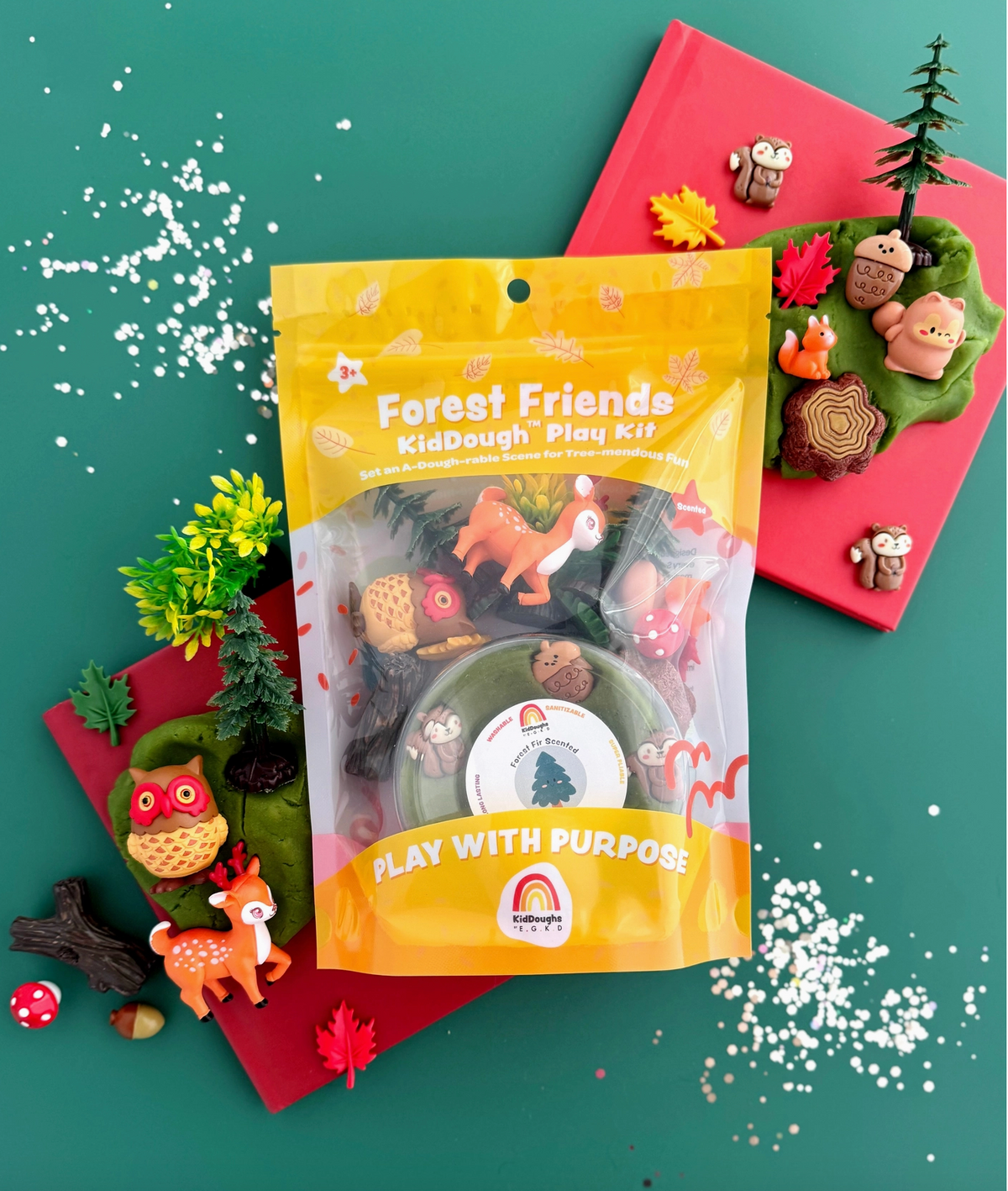 Forest Friends Kiddough Play Kit