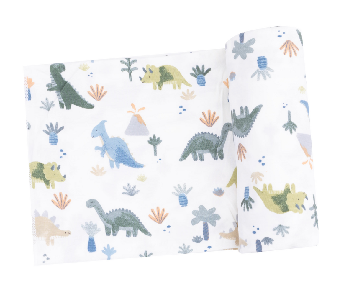 Soft Dinos Swaddle Blanket