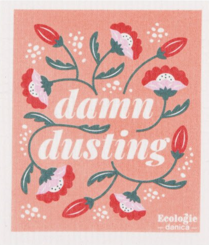 Swedish Dishcloth-Damn Dusting