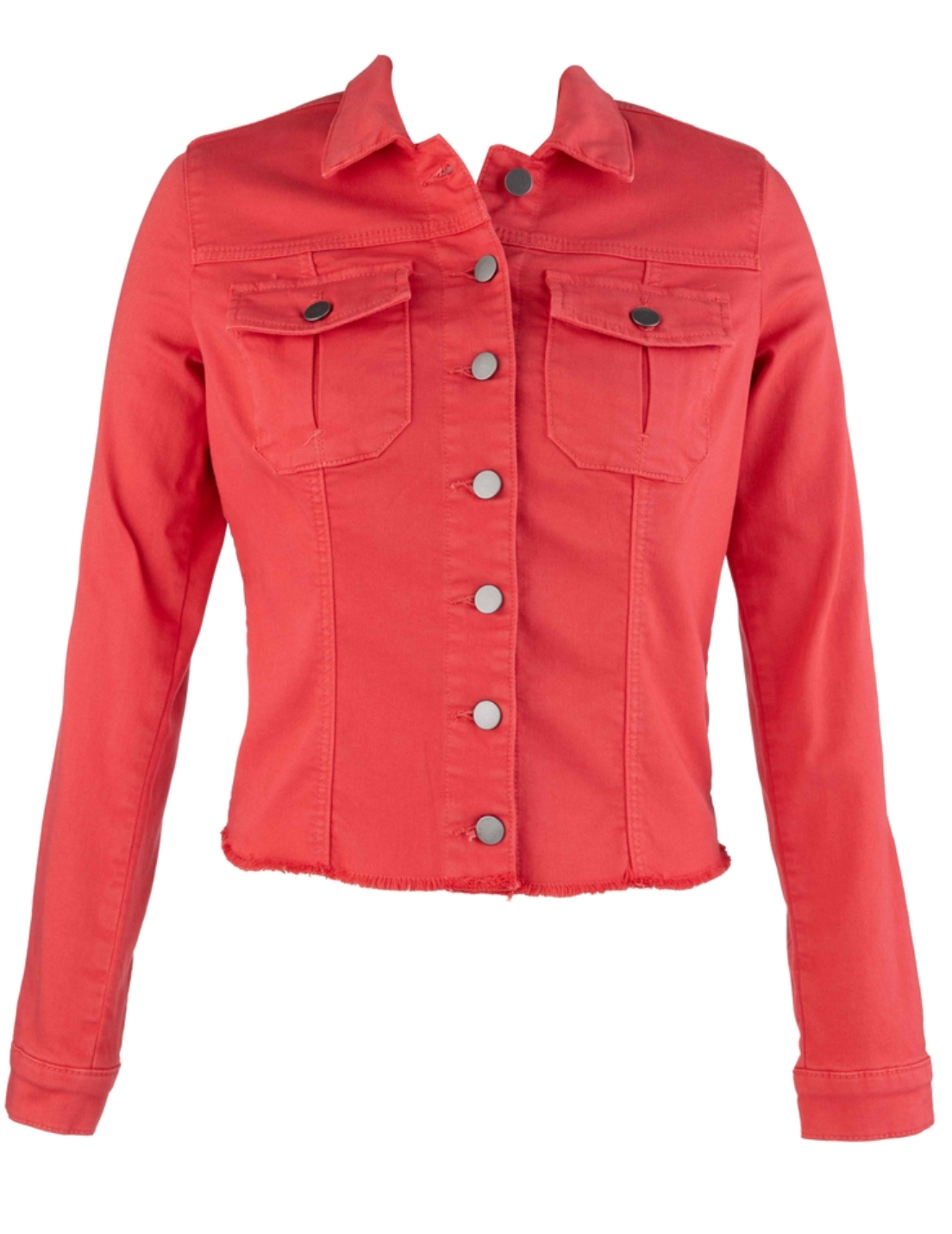 Kara Frayed Hem Spring Jacket