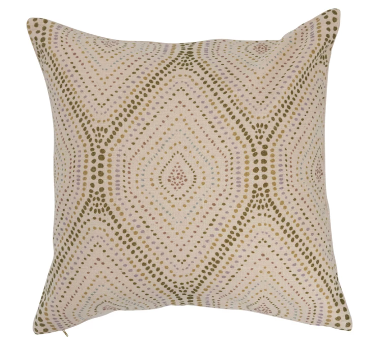 Multi Color Square Printed Pillow