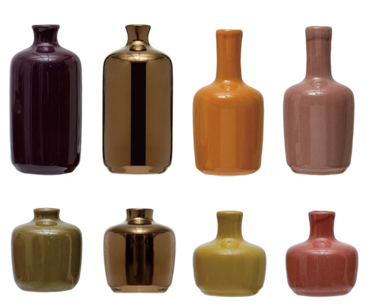 Stoneware Reactive Glaze Vases