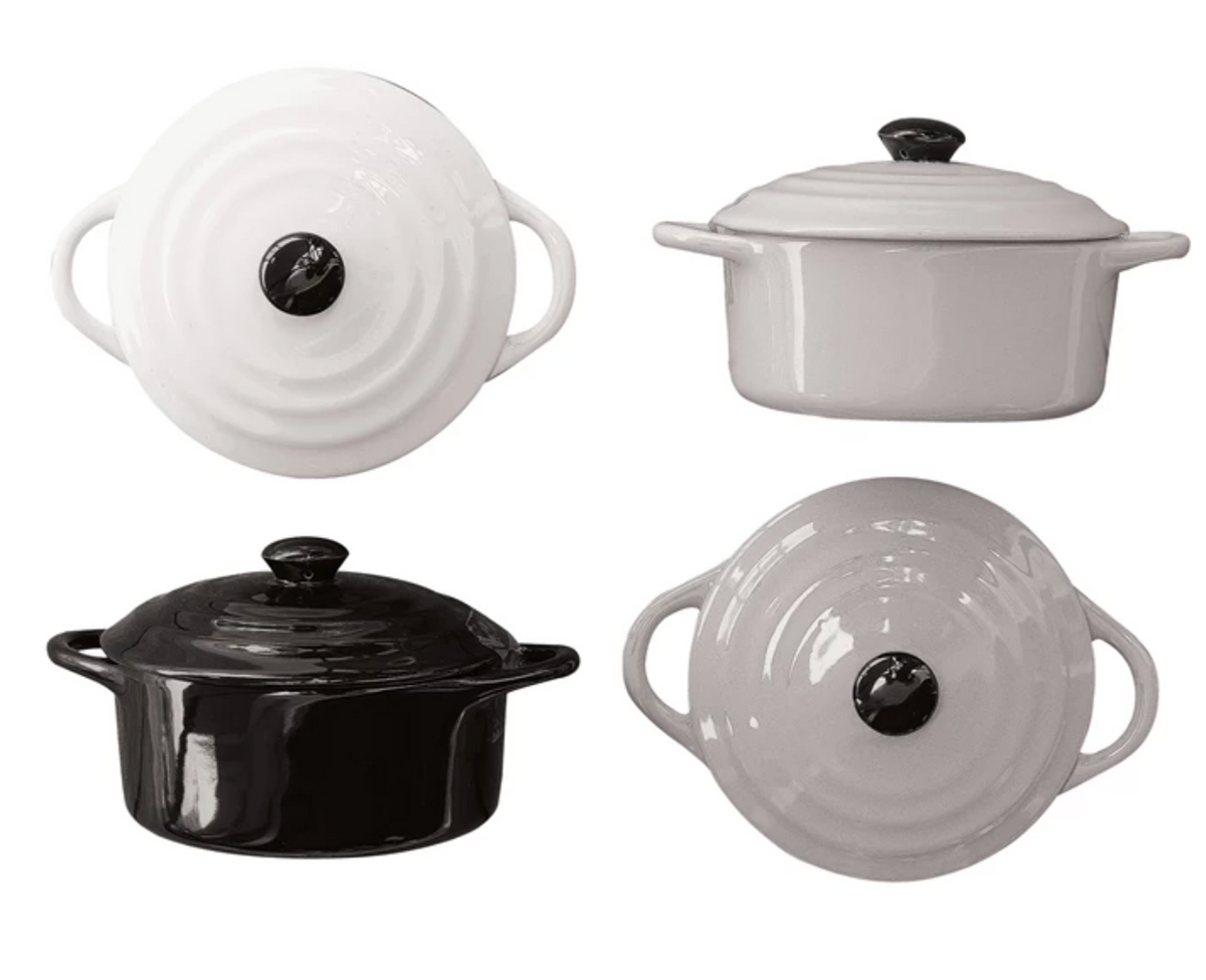 Stoneware Mini Baker with Lid