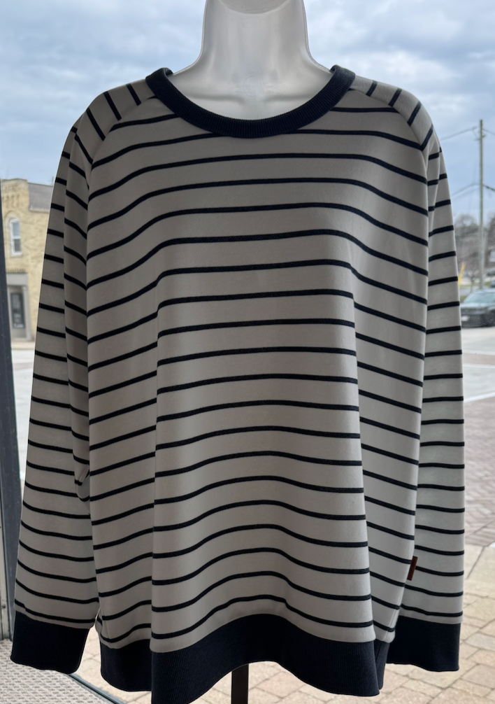 Filippa Striped Crewneck Sweatshirt