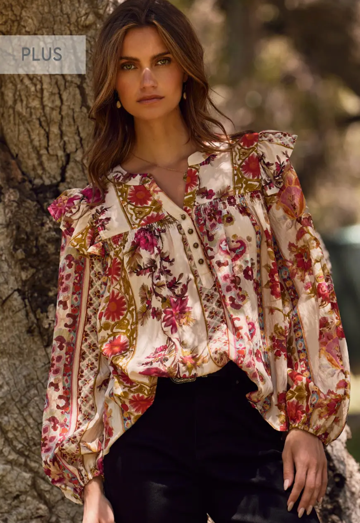 Garden Party Blouse (Plus)