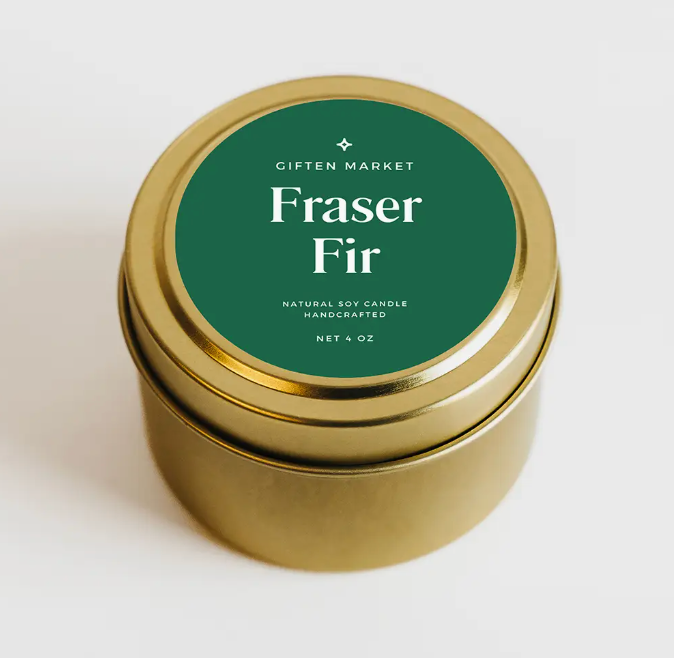 4 oz Travel Tin Soy Candle