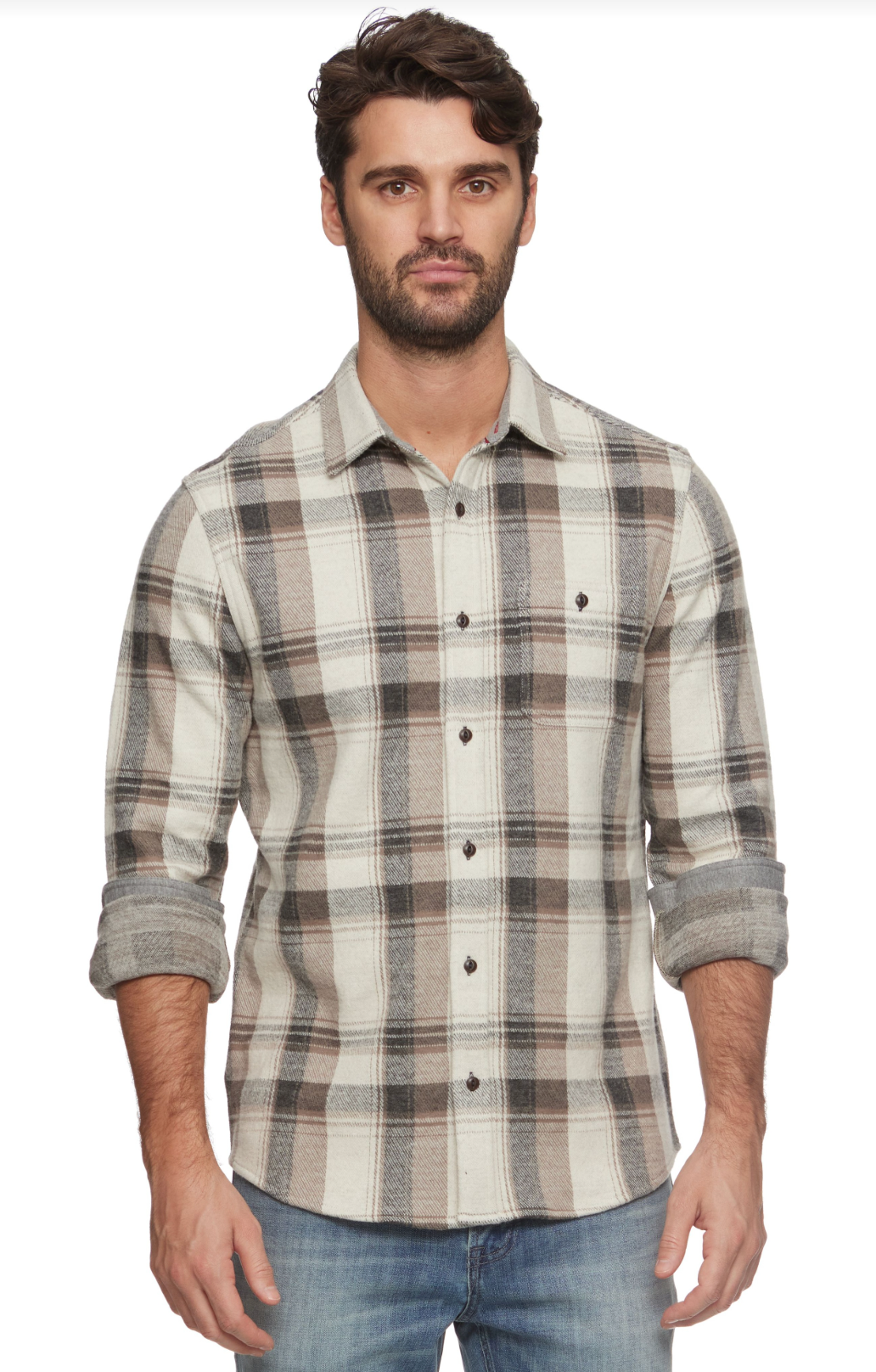 Clearbrook LS Hero Knit Flannel