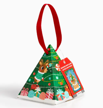 Reindeer Snow Globe 48 Piece Mini Puzzle Ornament