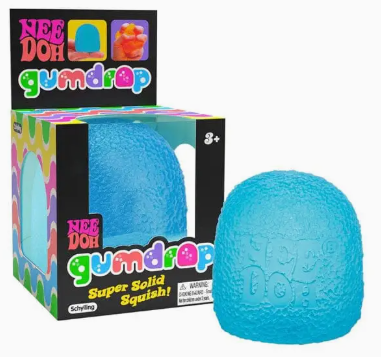 Nee Doh Gumdrop Textured Squishy Fidget Stress Ball