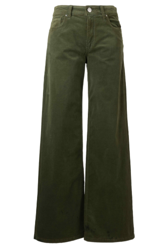 Jean High Rise Velveteen Wide Leg