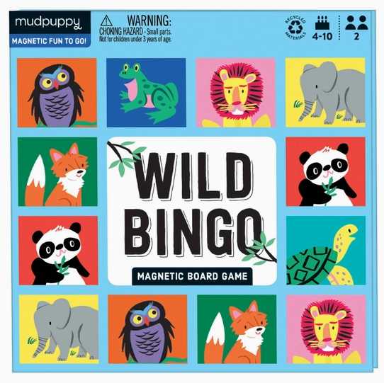 Wild Bingo Magnetic Board Game