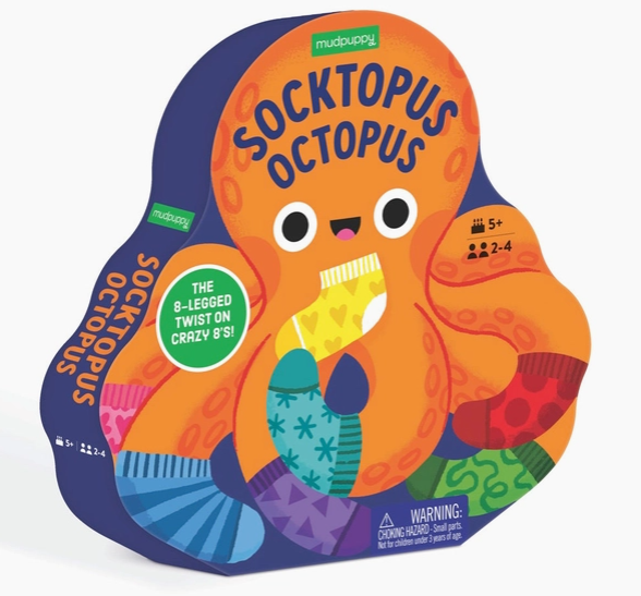 Socktopus Octopus Shaped Box Game