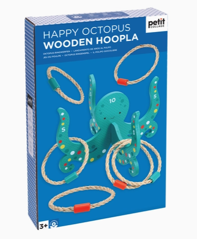 Happy Octopus Wooden Hoopla