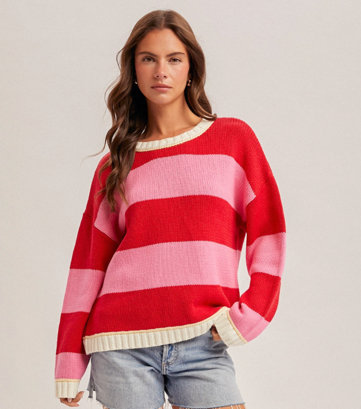 Striped Crewneck Sweater
