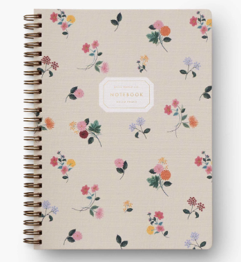 Ditsy Dahlia Spiral Notebook
