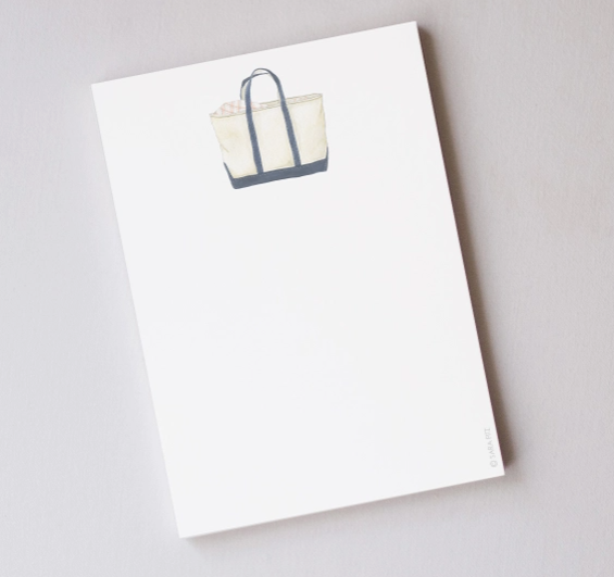 Canvas Tote Notepad