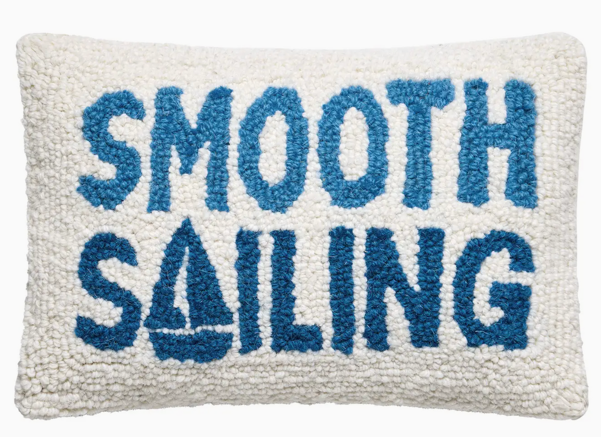 Smooth Sailing Hook Pillow