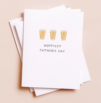 Hoppiest Dad - Beer Pun Father's Day Card