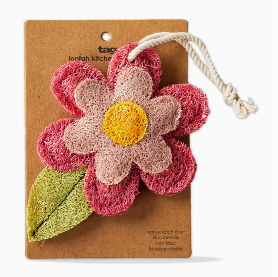 Flower Loofah Scrubber