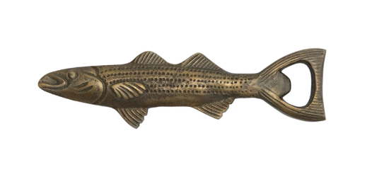 Cast Aluminum Fish Shaped Bottle Opener