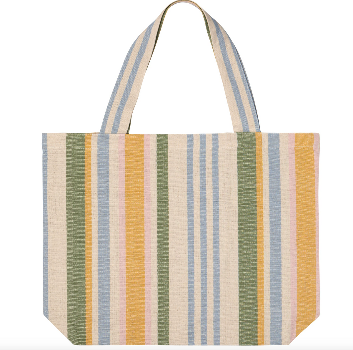 Market Stripe Tote Bag