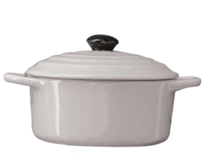 Stoneware Mini Baker with Lid