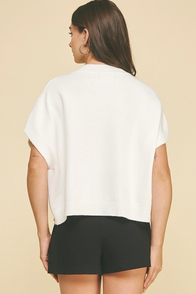 Stone Embroidered Sweater