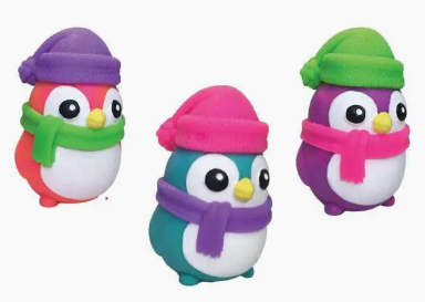 Nee Doh Polar Glow Penguin Fidget Toy