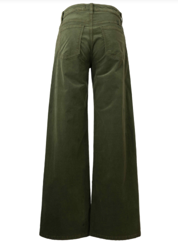 Jean High Rise Velveteen Wide Leg