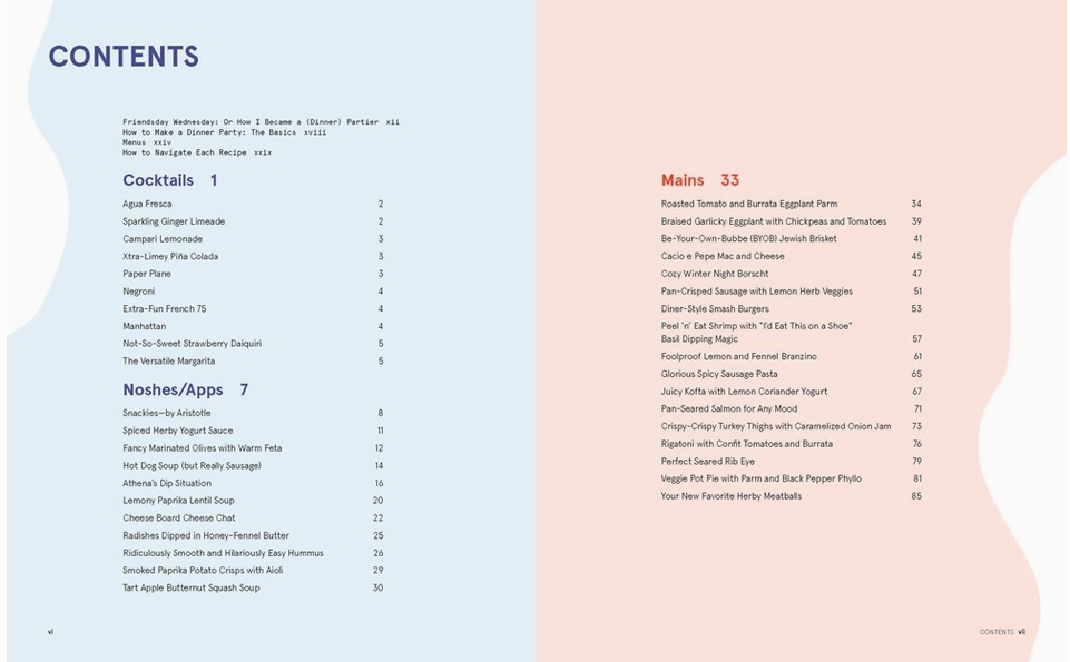 Dinner Party Project Cookbook