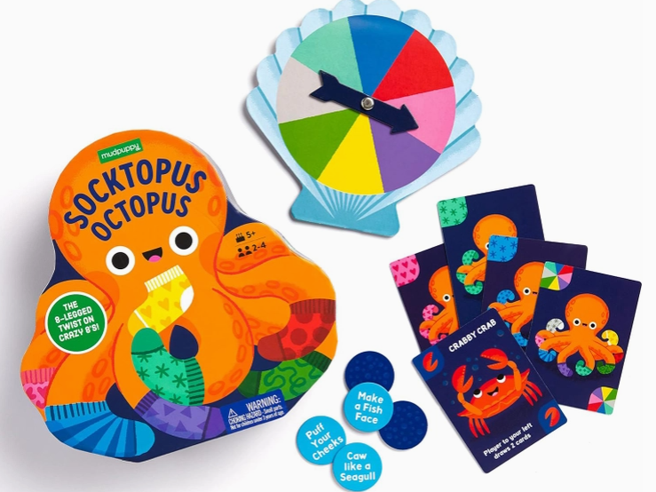 Socktopus Octopus Shaped Box Game