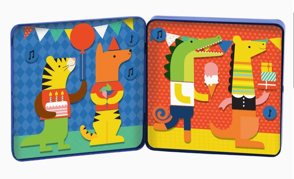 Party Animals On-The-Go Magnetic Play Set