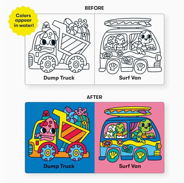 Marine Life On the Move Color Magic Bath Book