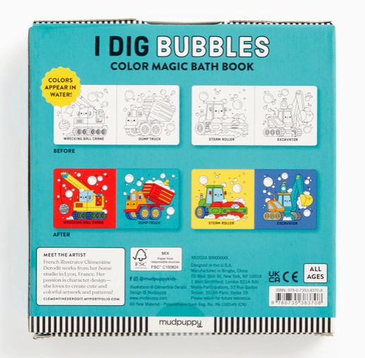 I Dig Bubbles! Color Magic Bath Book
