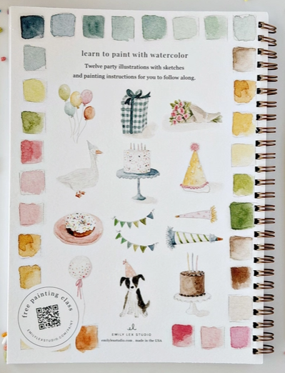 Celebrate Watercolor Workbook