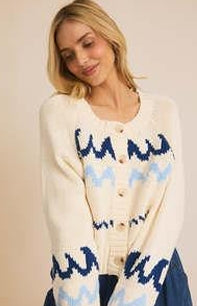 Waves Cardigan