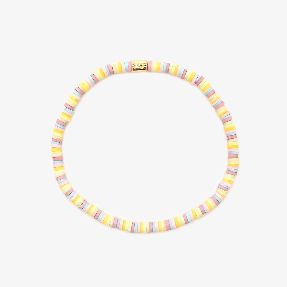 Seascape Vinyl Disc Stretch Anklet