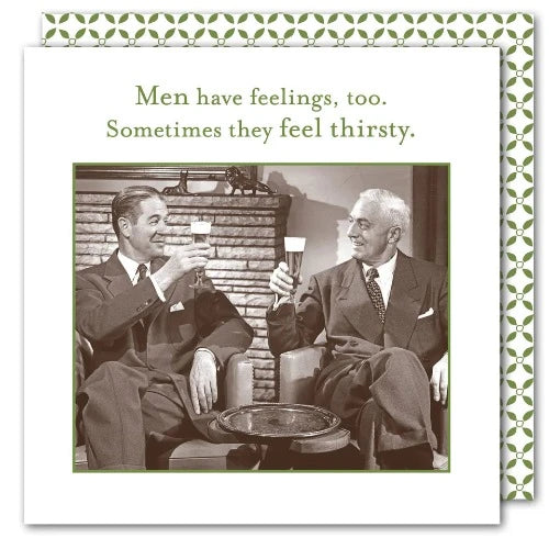 Men have feelings too Napkin