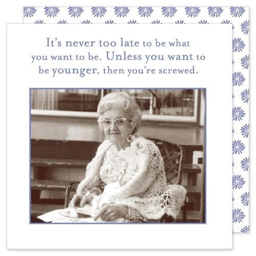 Never too Late Napkin PK/20