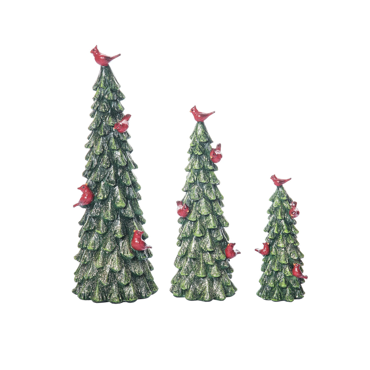 Glitter Cardinal Tree (Medium)