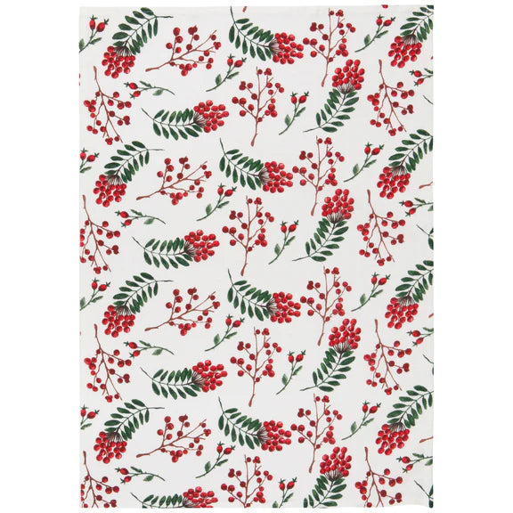 Winterberry Bakers Floursack Dishtowel Set