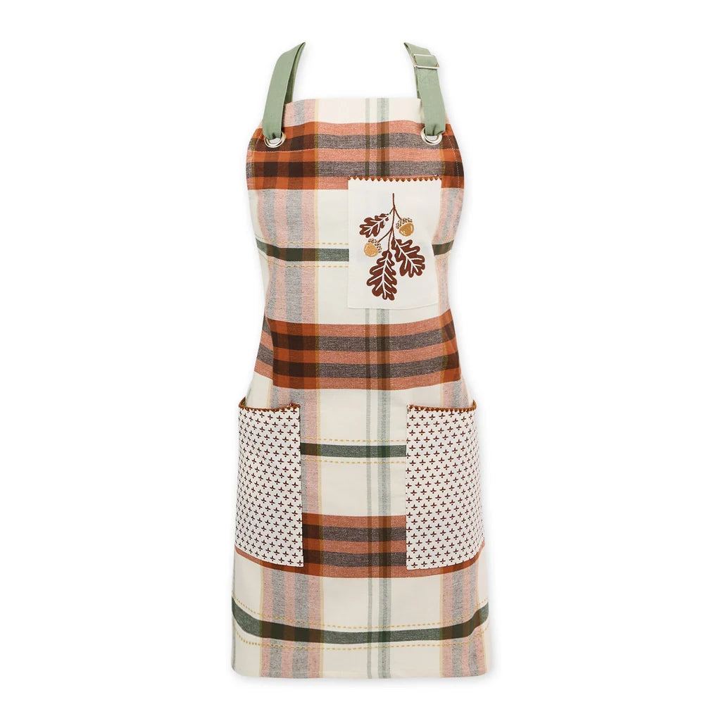 Autumn Picnic Plaid Apron