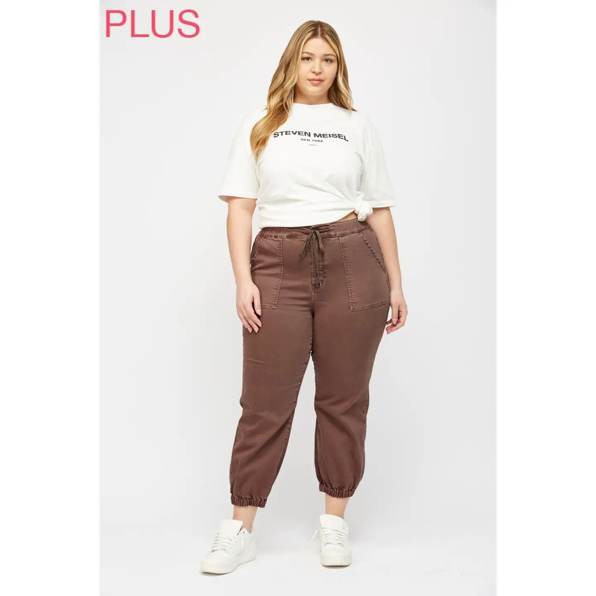 Plus High Rise Crop Jogger