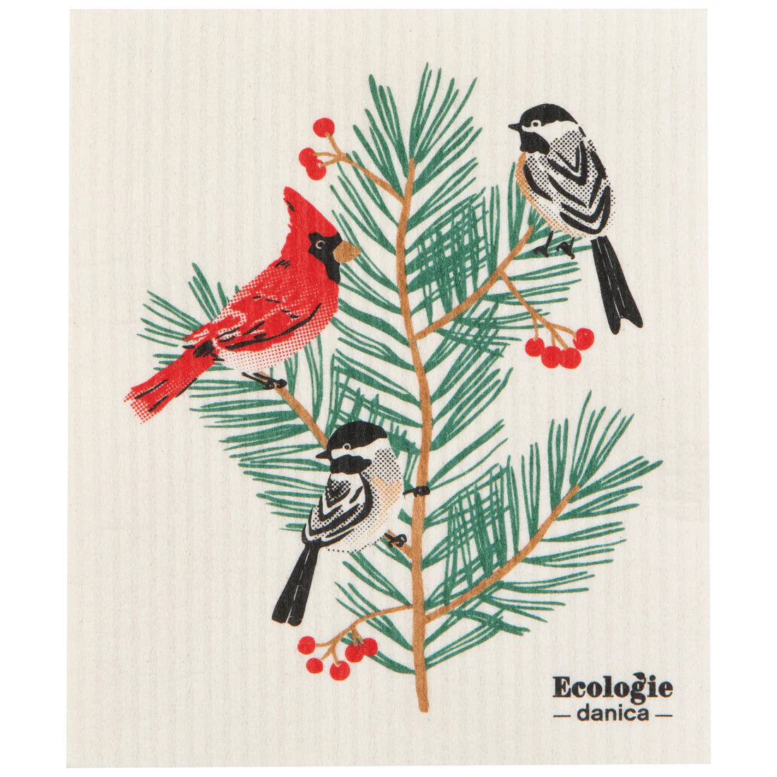 Birds &amp; Boughs Swedish Dish Cloth