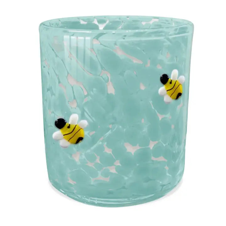 Blue Bees Icon 12 oz Confetti Candle