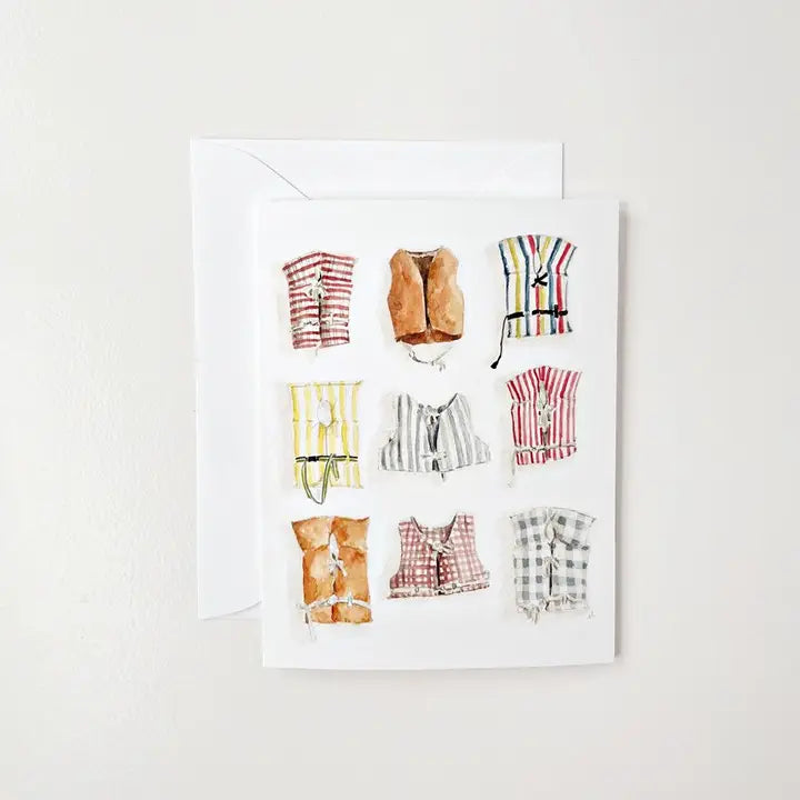 Boat Coats Notecards