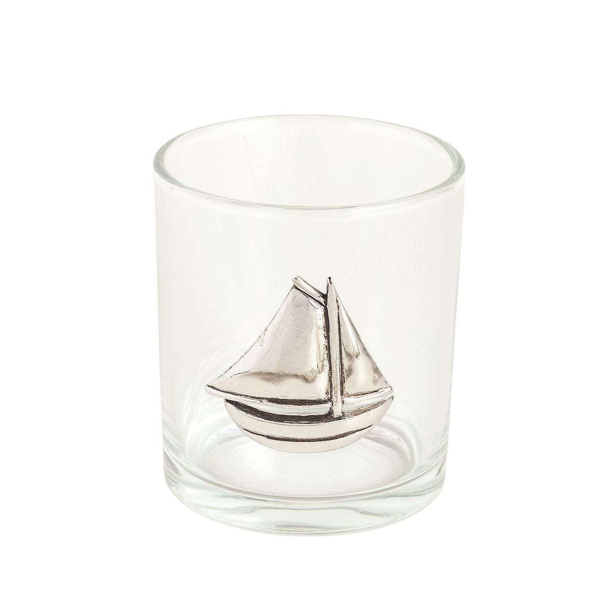 Sailboat Double Old Fashioned Glass