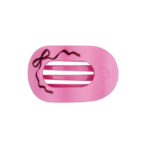 Just Add A Bow Medium Flat Round Hair Clip