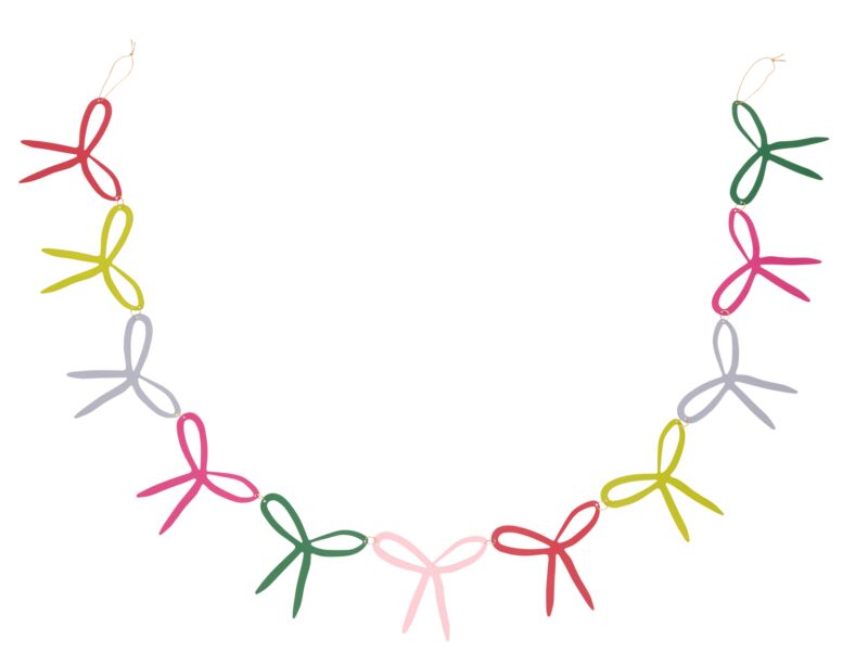 Brightly Bow Garland