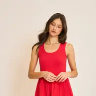 Contrast Tank Mini Dress